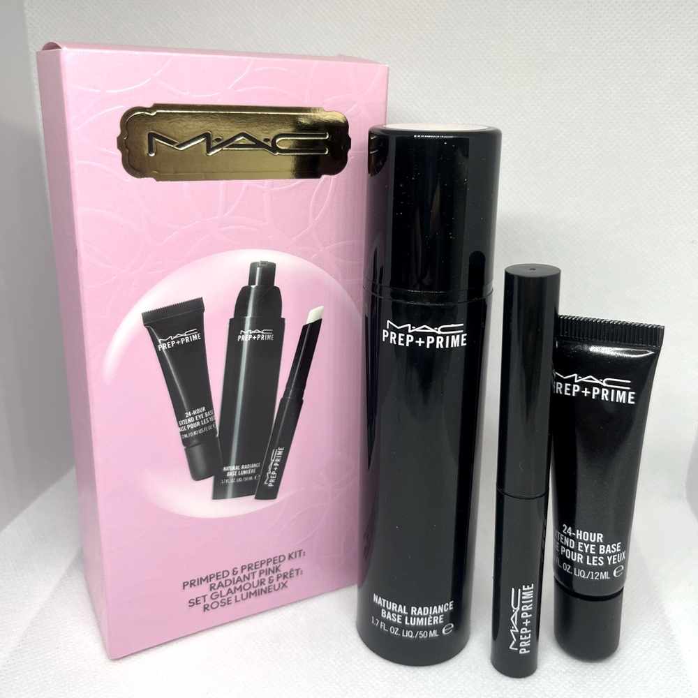New MAC Primped & Prepped Kit Radiant Pink
